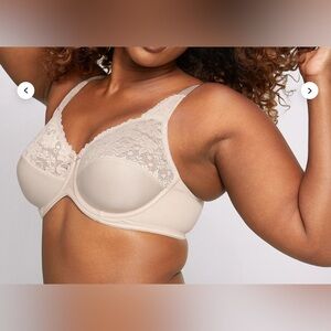 Lilyette by Bali Minimizer Underwire lace bra, size 40DDD